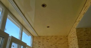 Натяжной потолок на балкон Рязань, цена 6286 руб.