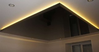 Натяжной потолок с подсветкой Рязань, цена от 2137 руб.